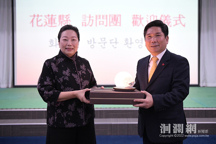 徐榛蔚訪韓姊妹市 堤川市長團隊盛大迎接 共盼兩