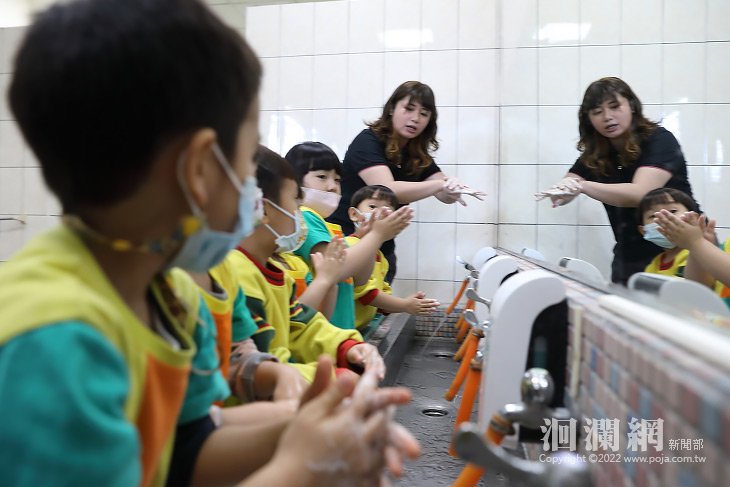 小心腸病毒 花市幼兒園教導洗手防疫