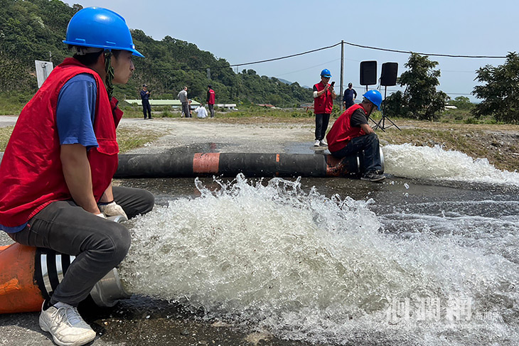 汛期將至 九河局水門及抽水機聯合防汛演練