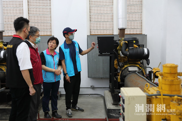 瑪娃颱風海警發布，三長聯袂視察榮光抽水站防颱整