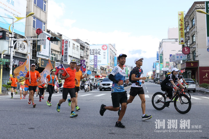 GPS軌跡環島馬拉松　志水直樹以行動寫下台日友