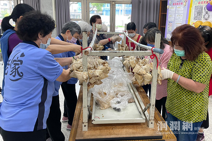 樂活慶端午 老家長者齊包粽子