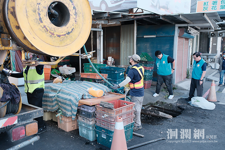 花蓮市加強清溝作業 魏嘉彥籲民眾做好防颱準備