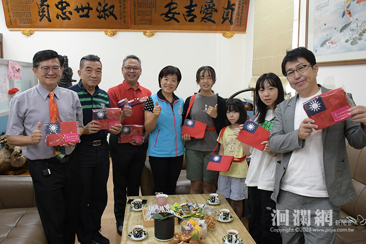 吉安扶輪社交換學生拜訪吉安鄉 游淑貞陪同造訪
