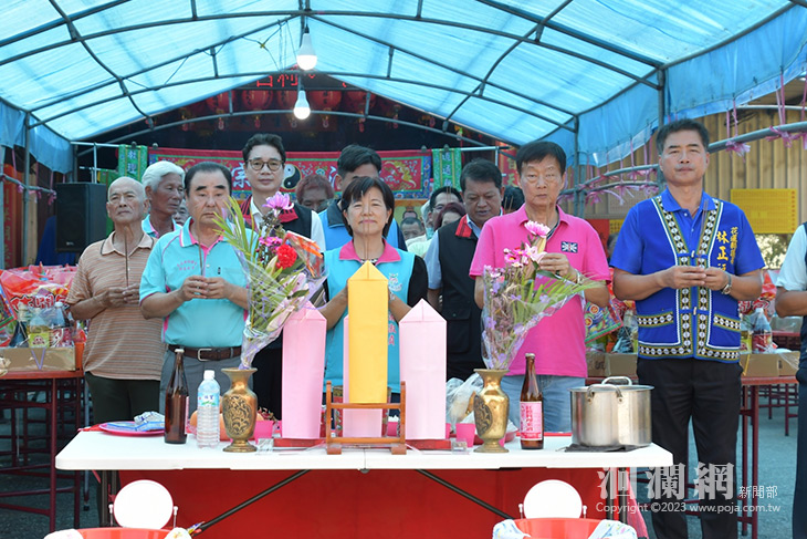 吉安鄉保勝宮中元法會圓滿贈百餘組物資濟眾生