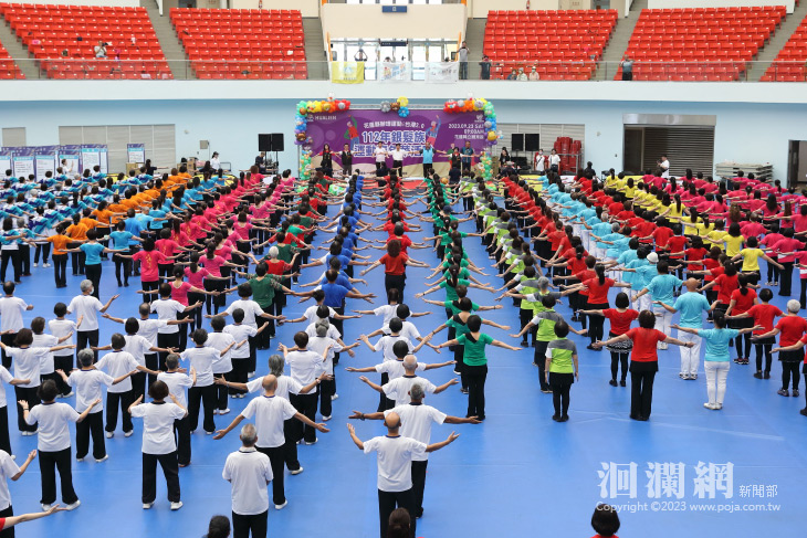 銀髮族運動嘉年華 近千長者小巨蛋大會師