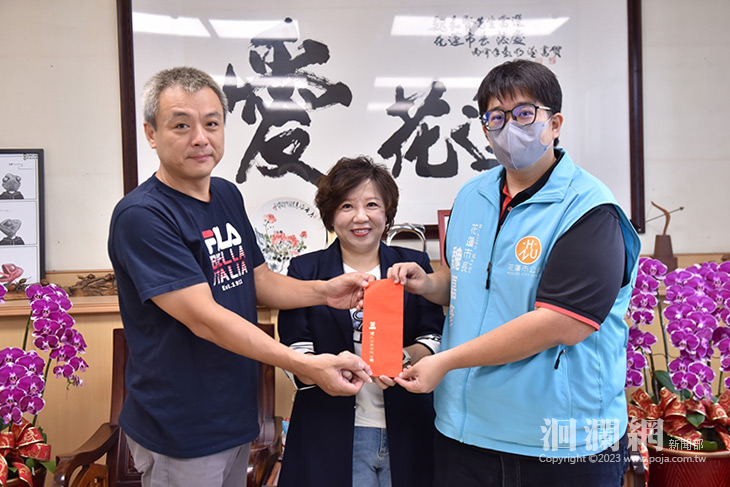 蕭氏企業有限公司助花蓮市自強戶度中秋