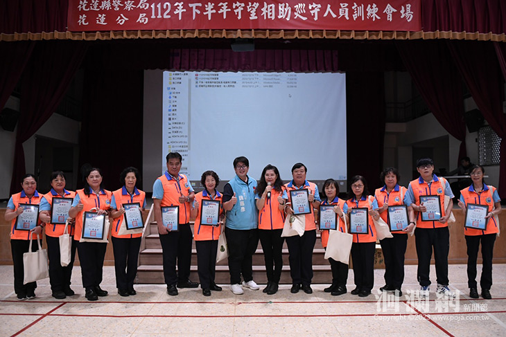 花蓮市巡守隊常訓 魏嘉彥頒市長獎表揚