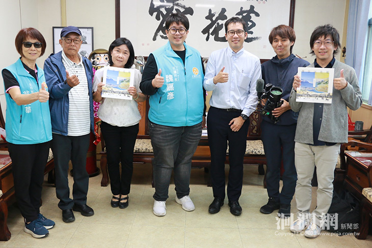 琉球朝日放送株式會社訪問團訪花 關注兩市交流