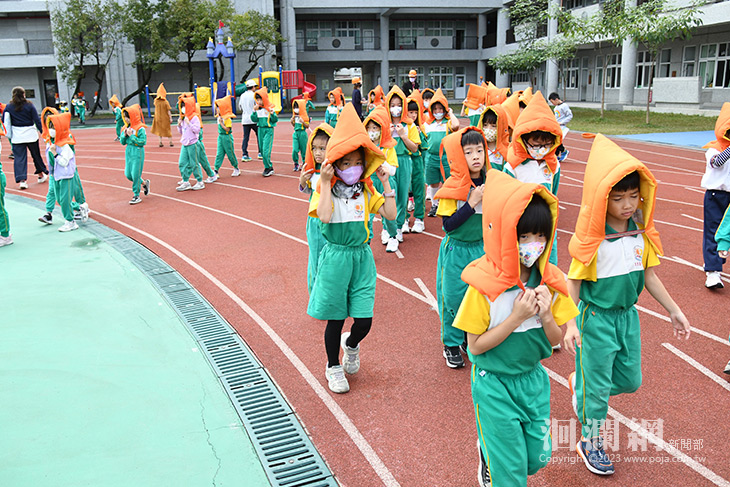 112年花蓮縣所屬學校無預警防災演練 徐榛蔚宣導