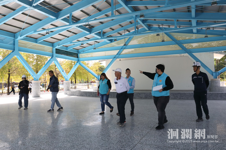 撒固兒部落聚會所完工 市公所辦理驗收前會勘