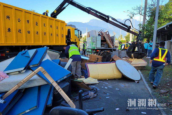 花蓮市國家清潔週開跑 即日起受理預約大宗廢棄