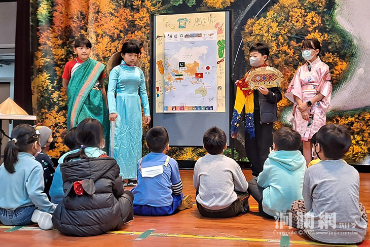 東華附小學生自治市辦理國際教育闖關活動 引領