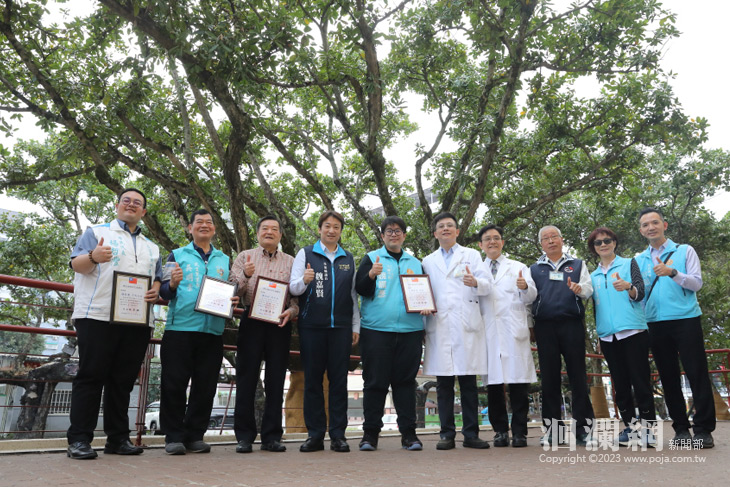 瓊崖海棠綠廊景觀改善完成 串聯美崙溪河濱公園