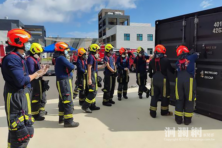 花蓮縣消防局防救災教育訓練中心辦理首場火災搶