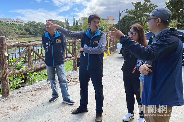 民眾反映美崙溪河堤樹木遮擋視線 議員魏嘉賢籲