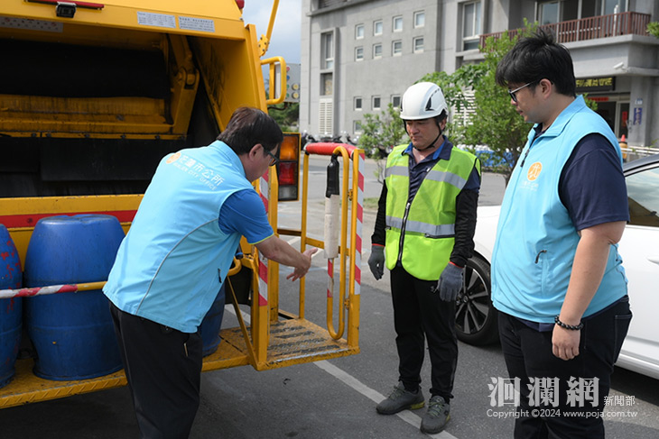 花蓮市清潔隊增添新裝備 注重職安讓垃圾收運好