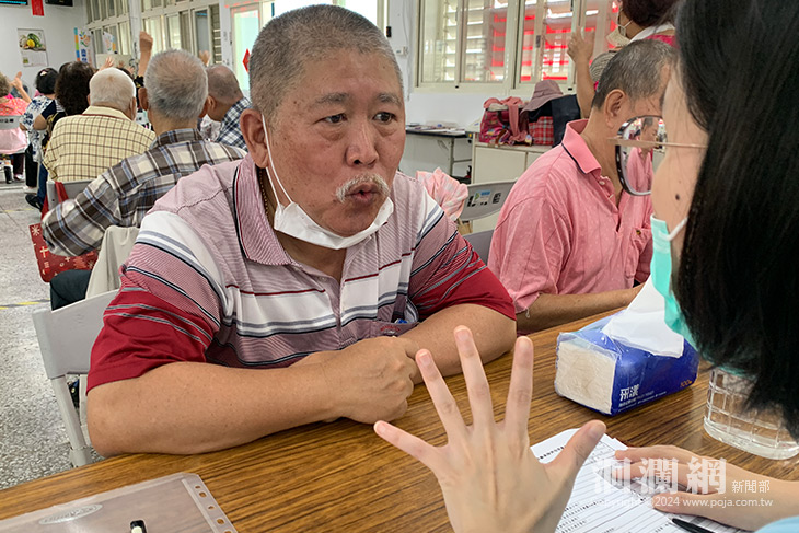 關懷長者從吞嚥開始！門諾團隊前進社區為長輩做篩