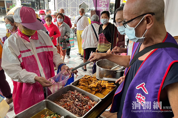 祈震後花蓮人人平安  人安基金會供餐助寒士