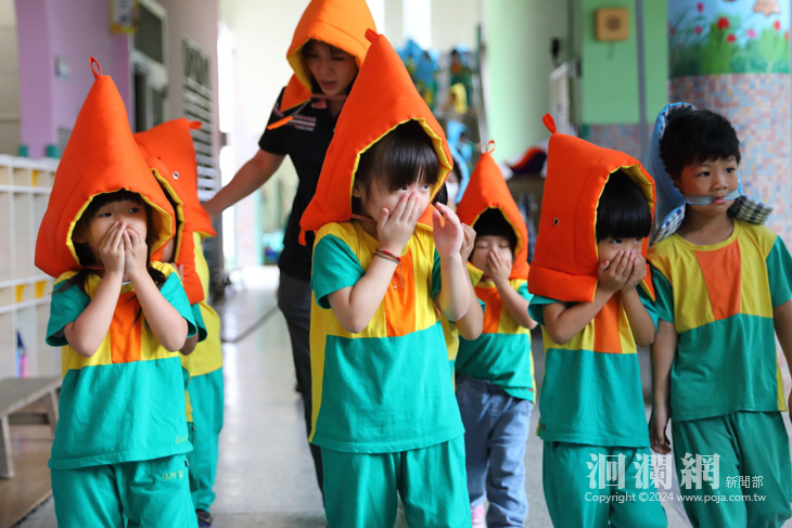 花蓮市幼防災演練 從小培養災害應變能力