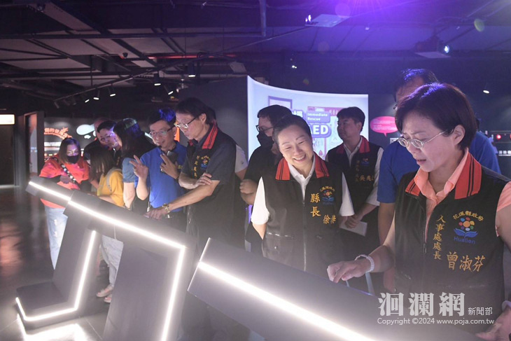 花蓮防救災教育館開館前參觀體驗活動 徐榛蔚邀