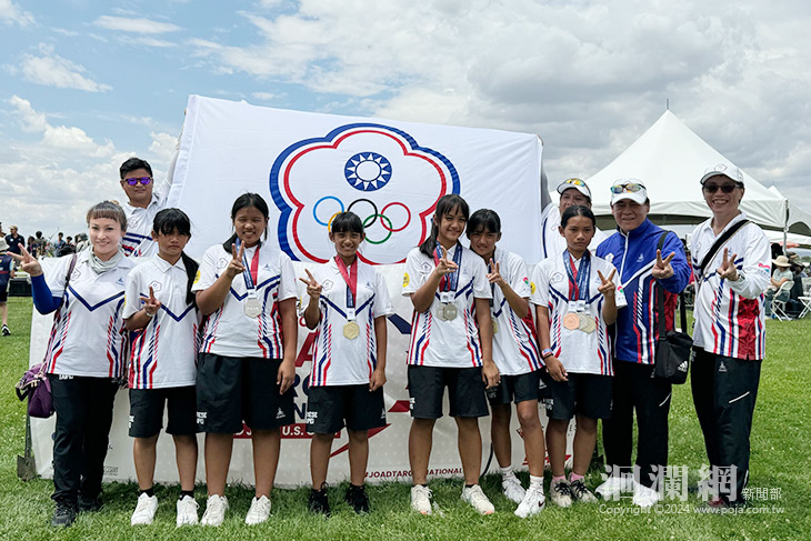 花蓮卓溪國小參加2024年美國國際射箭邀請賽 獲3