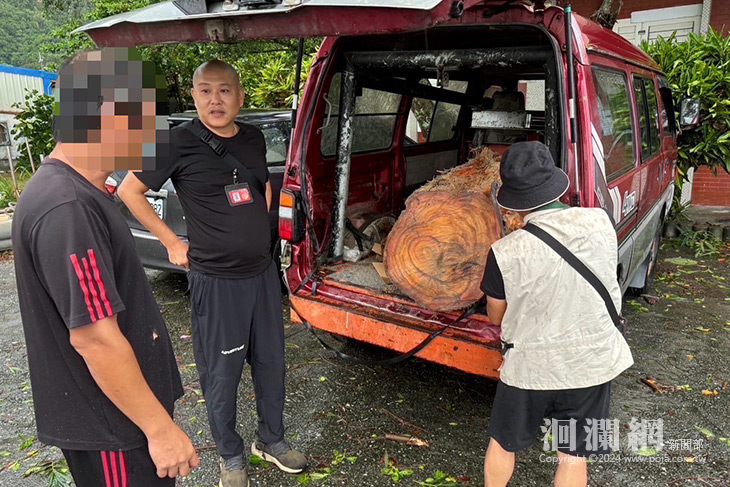 注意!! 非法撿拾漂流木 海巡機警實施查緝