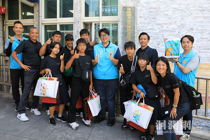 日本與那國町中學師生來台畢旅 魏嘉彥熱情歡迎