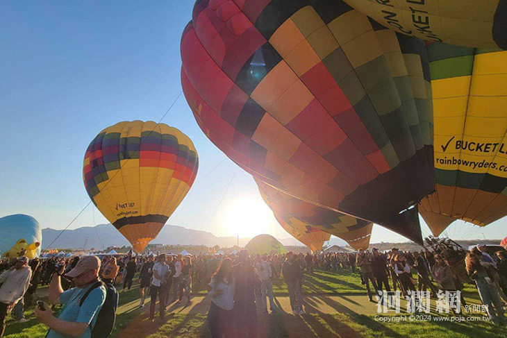 全美最大熱氣球嘉年華登場 市政參訪團汲取創新