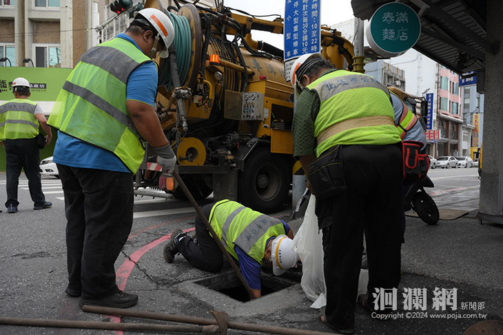 強颱康芮來襲嚴防豪雨 花蓮市加強重點區域清溝