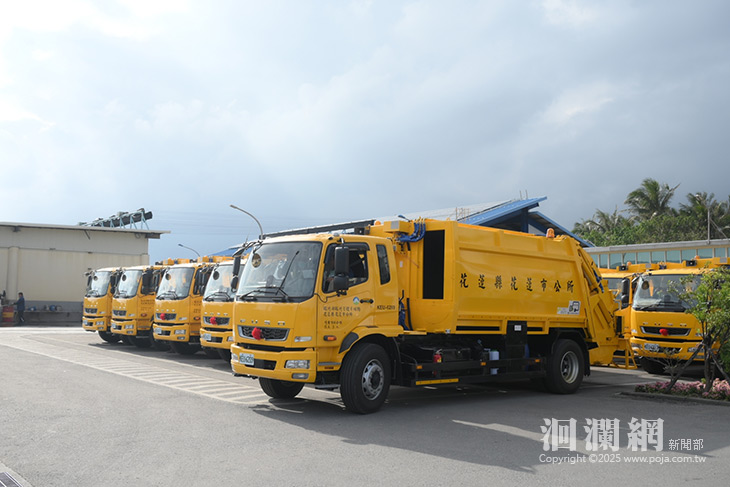 花蓮市清潔隊新年新氣象 魏嘉彥為清潔人員鼓舞