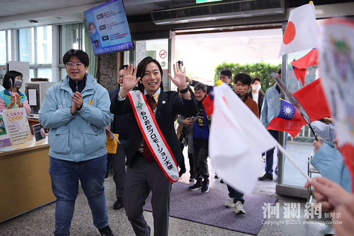 日本男星河合郁人來了！ 任盛岡市宣傳大使現身花