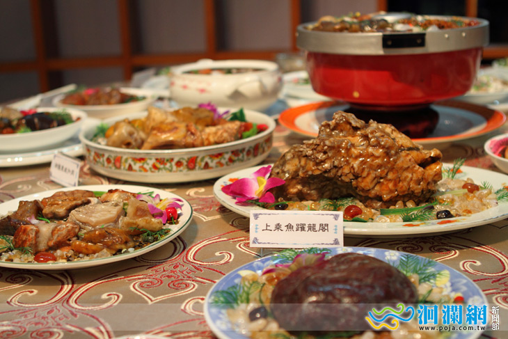 石雕博物館「食全石美」整桌佳餚吸引民眾目光